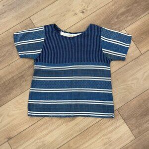 Ace & Jig Andi Short Sleeve Tee in Blue Jean Small